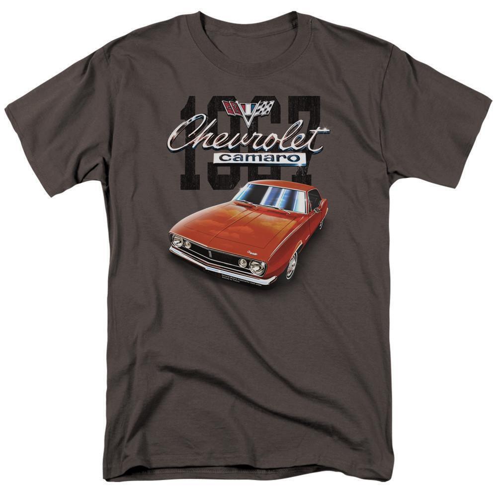 Chevrolet Classic Camaro Adult T Shirt Charcoal